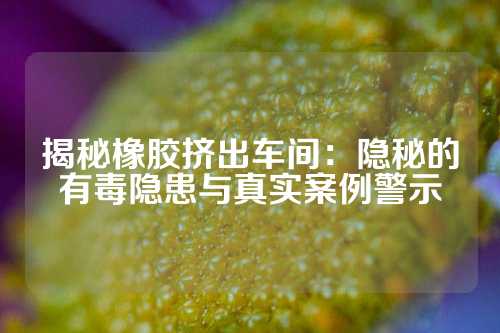 揭秘橡胶挤出车间：隐秘的有毒隐患与真实案例警示