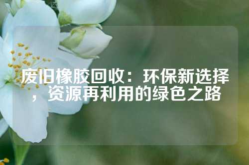 废旧橡胶回收：环保新选择，资源再利用的绿色之路