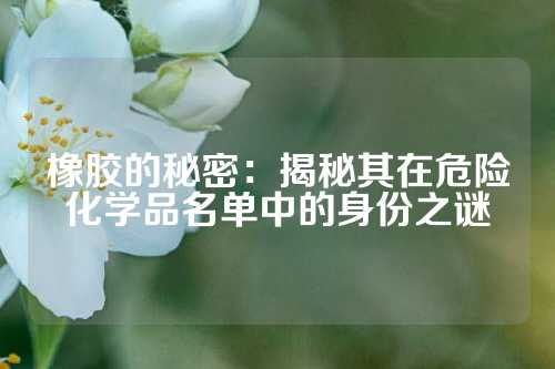 橡胶的秘密：揭秘其在危险化学品名单中的身份之谜